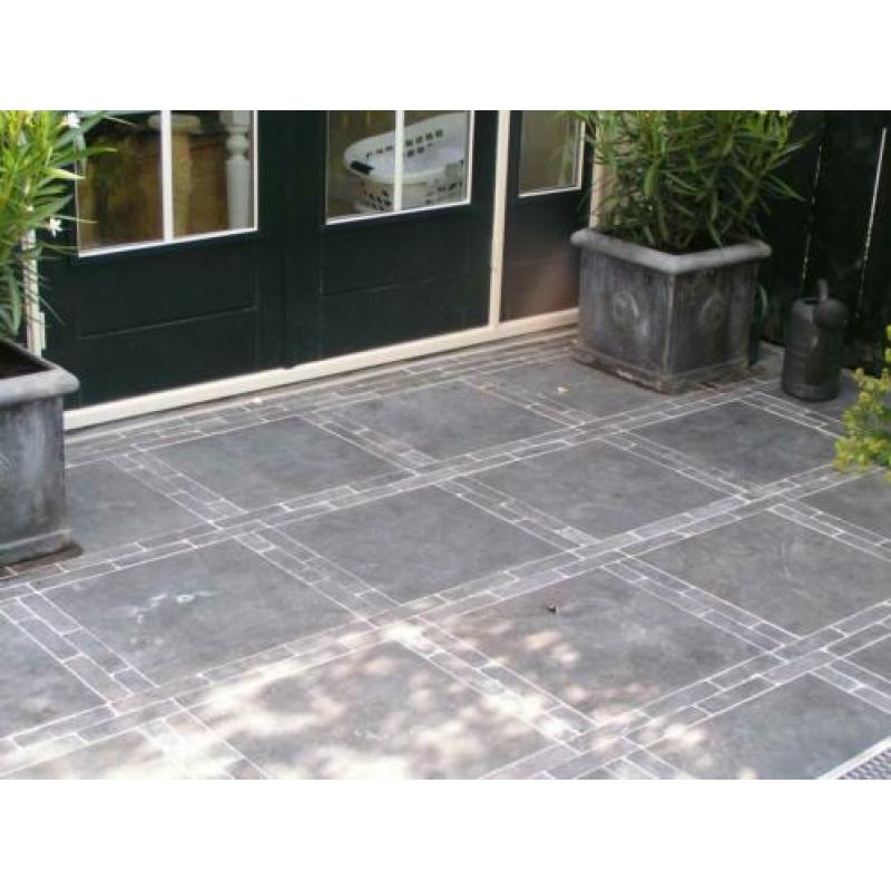 TOPAANBIEDING Chinees hardsteen tuin / terrastegels 50x50 cm