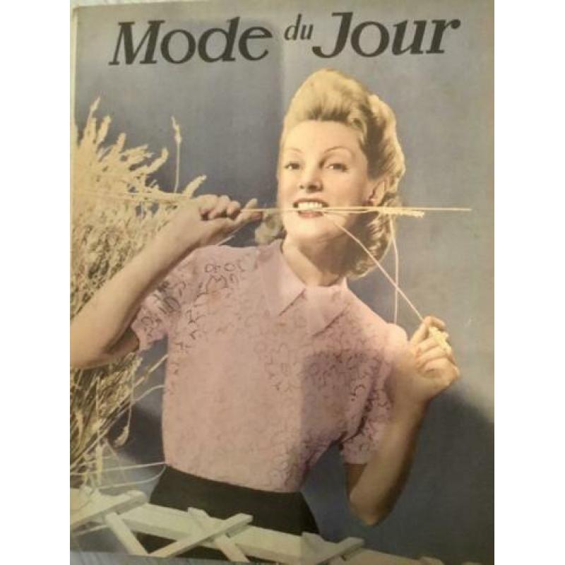 Retro Modeblad jaren 30 vintage modebladen vintage patronen