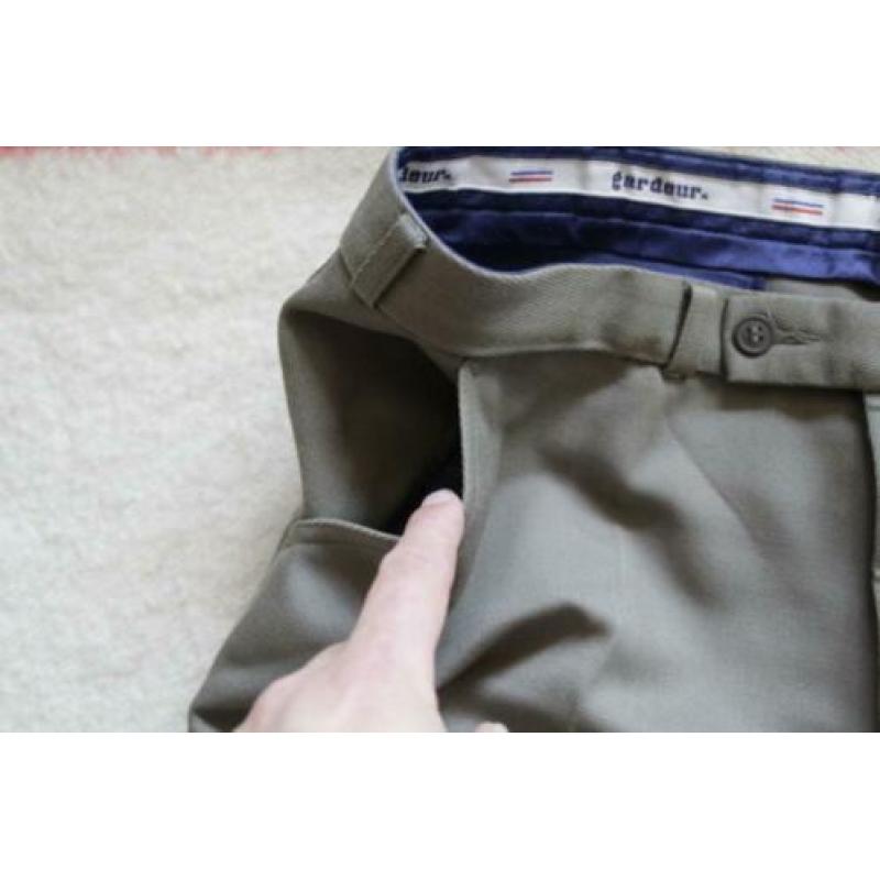 Nette groene heren broek. Mt Merk Gardeur