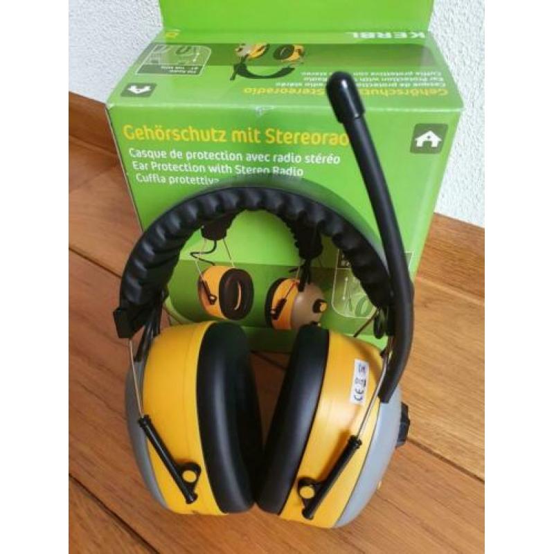 Gehoorbeschermer met FM Radio Kerbl € 64,95