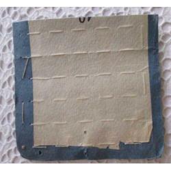 Vintage China buttons glasknopen nr M1338 wit op originele k