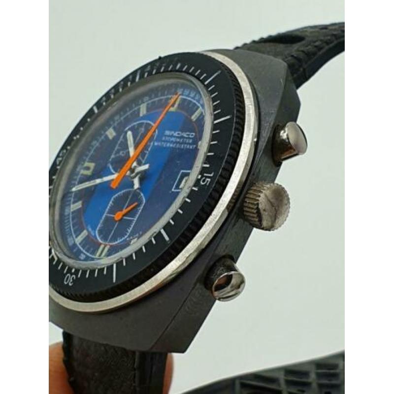 Vintage chronograph Heren Horloge swiss made 70