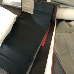 18 lappen stof leer aarde tinten groen vilt viscose