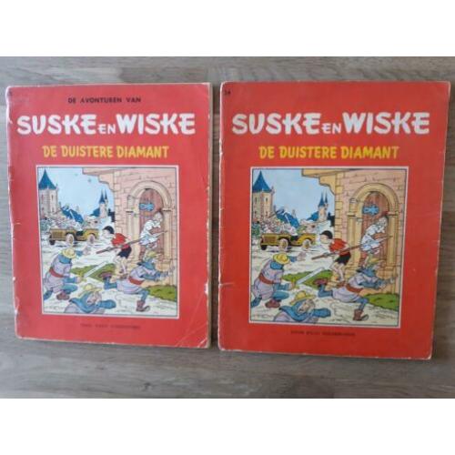 Suske en Wiske de Duistere Diamant 1e druk Vlaams en Nl.