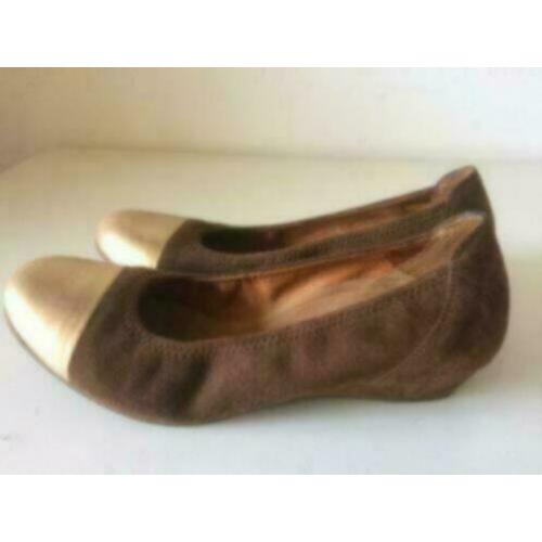 Gabor dames schoenen bruin leer maat 37.5 (4.5) TOP conditie
