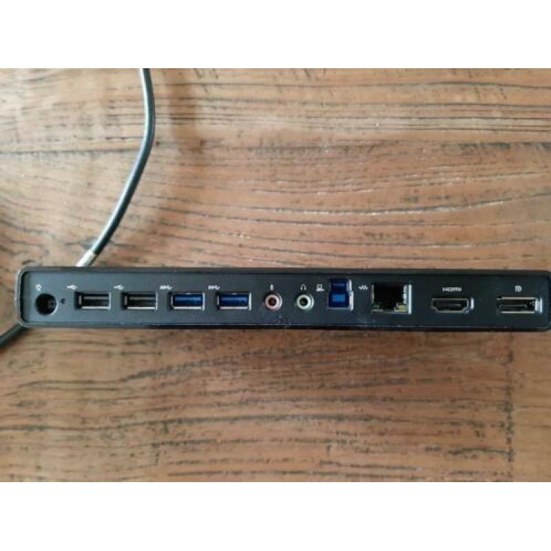 Hp 3005 usb 3.0 port replicator +voedingskabel+ laptopkabel