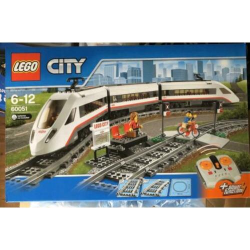 Lego City hogesnelheidstrein 60051 NIEUW