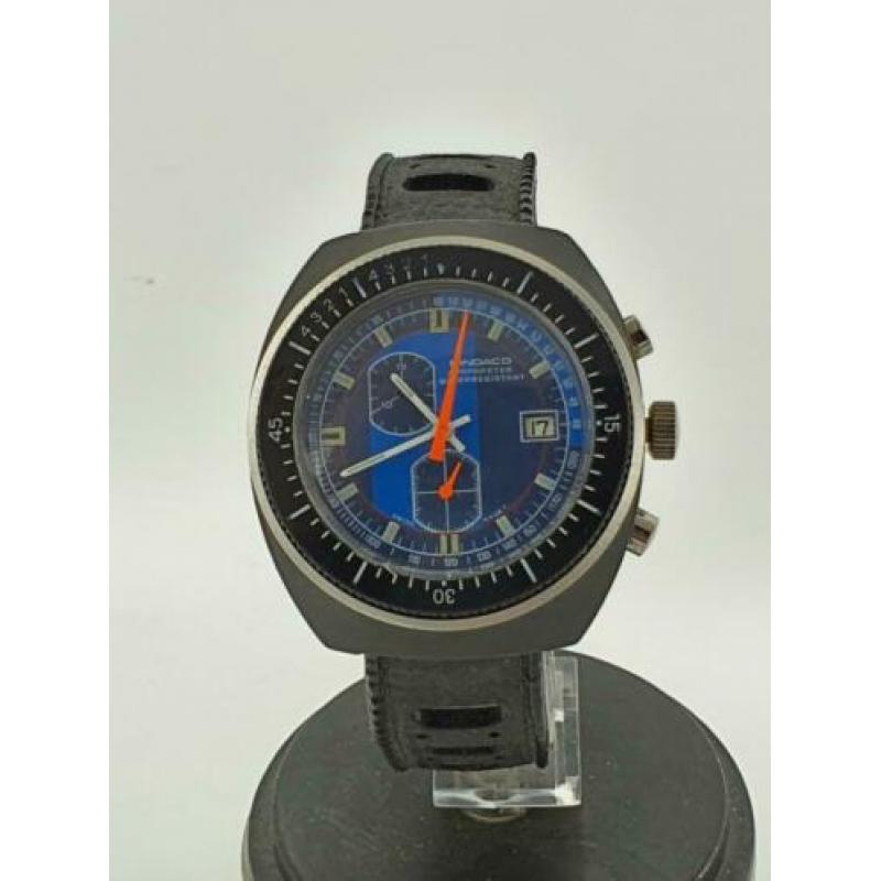 Vintage chronograph Heren Horloge swiss made 70