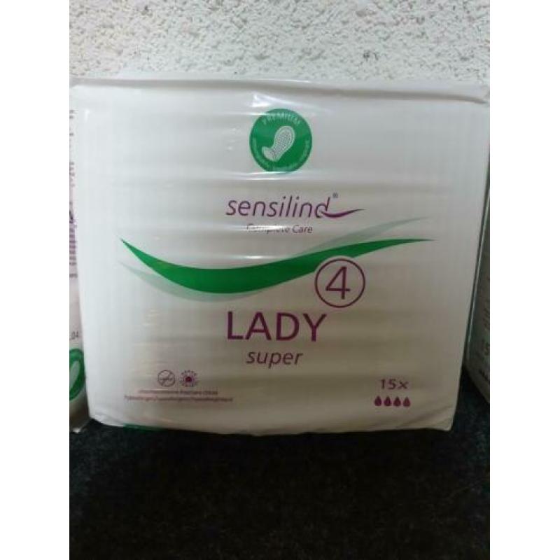 Uitverkoop!! 6 pakken Sensilind lady 4 voor €20,-!