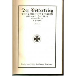 der voelkerkrieg e.h. baer 1e wereldoorlog 10 boeken