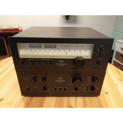 Sansui versterker AU-517 niet 100% Tuner AU-717 100%