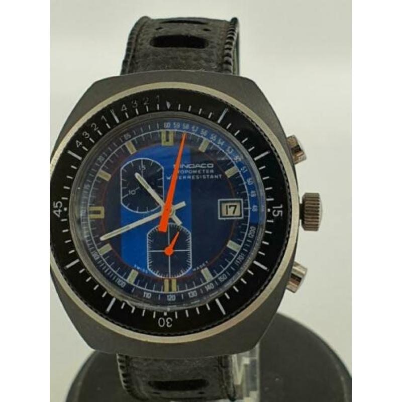 Vintage chronograph Heren Horloge swiss made 70