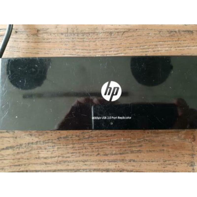 Hp 3005 usb 3.0 port replicator +voedingskabel+ laptopkabel