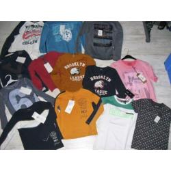 Partij nieuw kinderkleding meisjes / jongens merken 107 st.