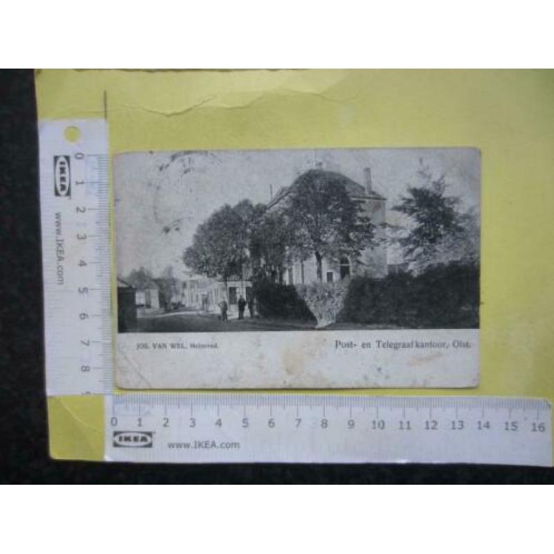 OLST post en telegraafkantoor 1908 uitg. Van Wel