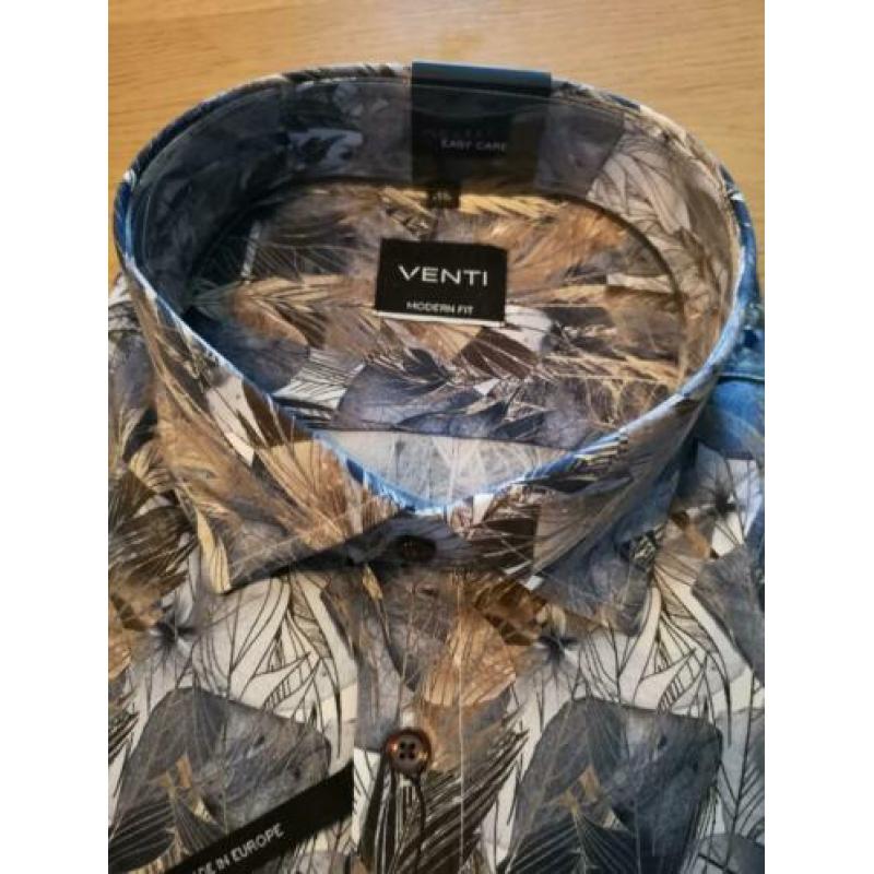 VENTI Modern Fit Overhemd / Shirt * Nieuw *