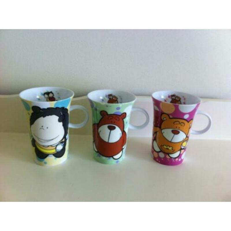 3 stuks NICI bekers met oor