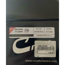 Cruyff slipper zilver •nieuw• mt 38