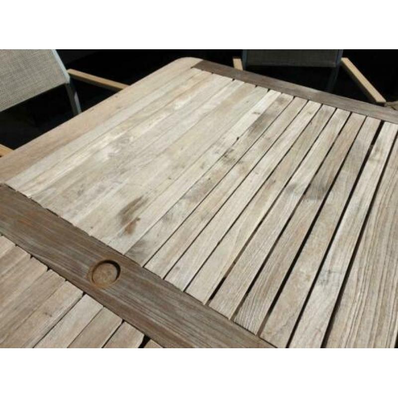 Mooie teakhouten tuintafel! 1.80 x 90 cm