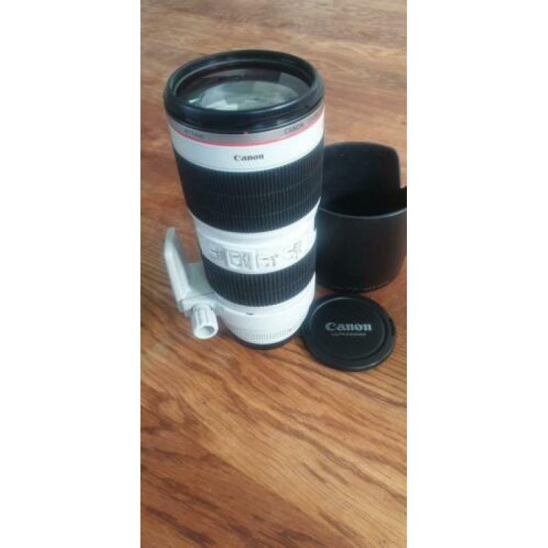 Canon ef 70-200 f2.8 IS ii usm lens compleet met canon tas