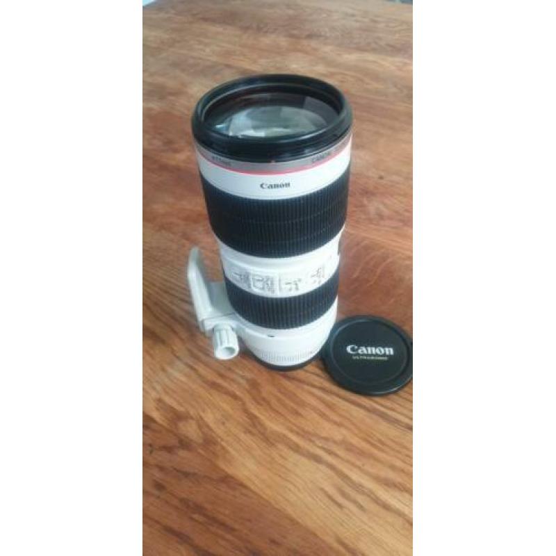 Canon ef 70-200 f2.8 IS ii usm lens compleet met canon tas