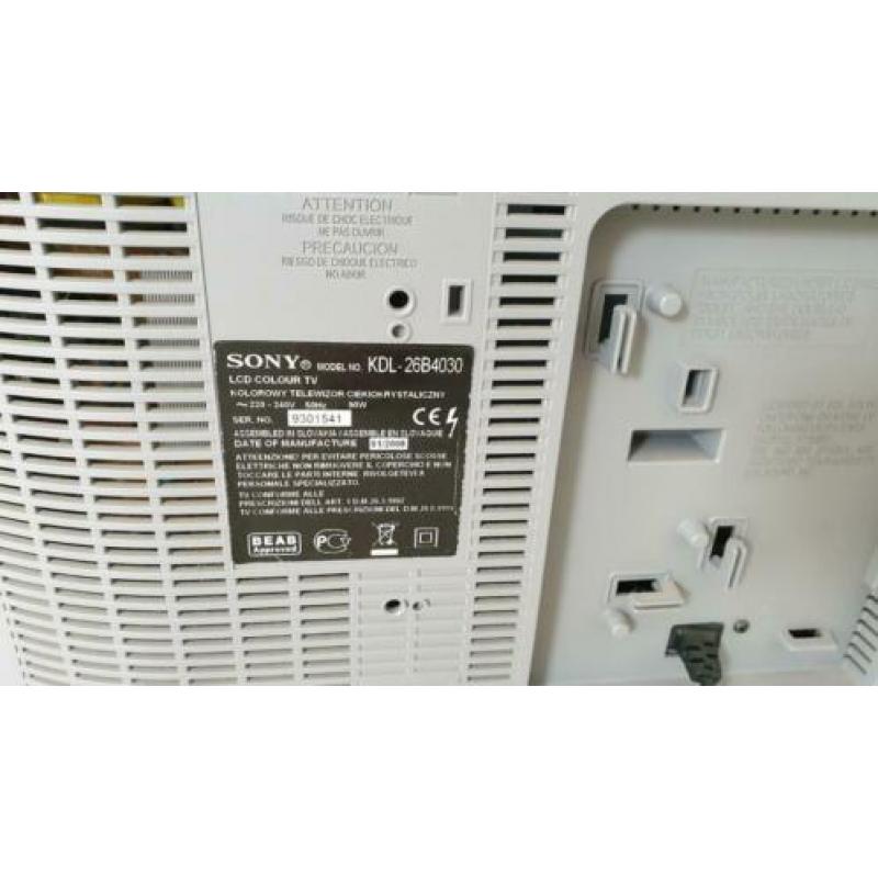 Sony bravia kdl-26B4030