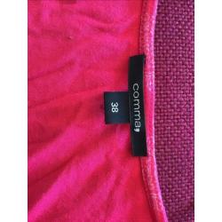 Roze zomerjurk van comma maat 38