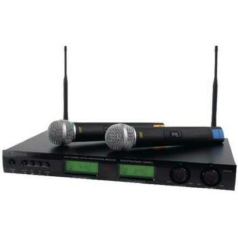professionele draadloze micro set met mengpaneel en EQ