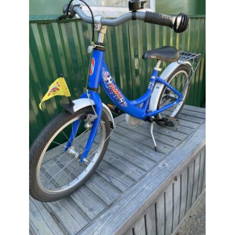 18 inch puky voetbal kinderfiets.