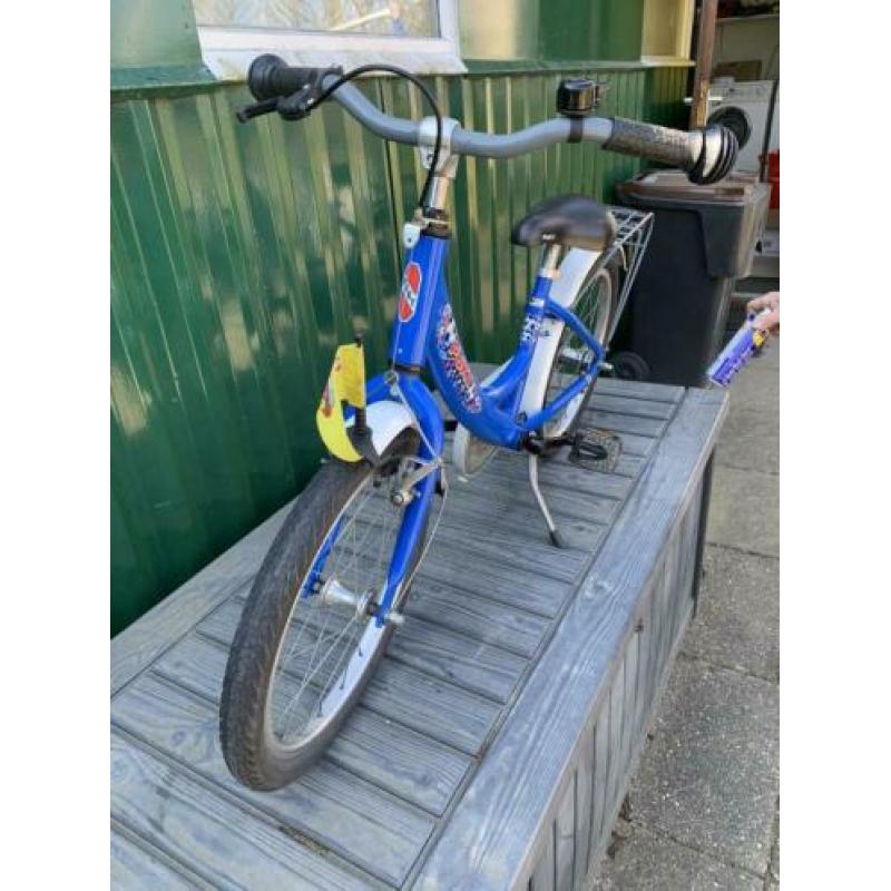 18 inch puky voetbal kinderfiets.