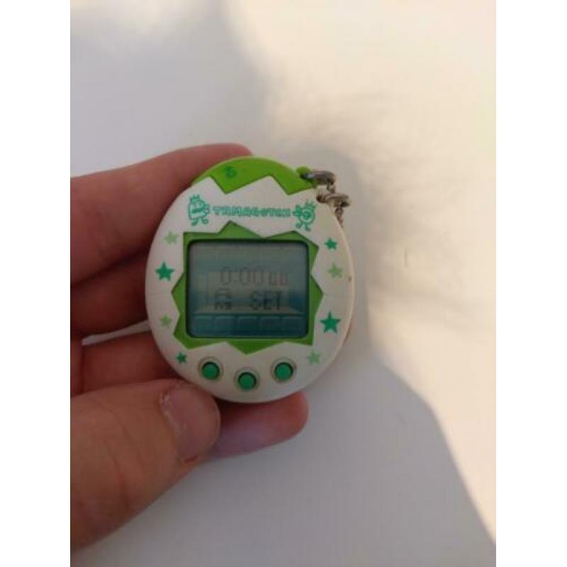 Bandai tamagotchi osutchi mesutchi mannetjes versie groenwit