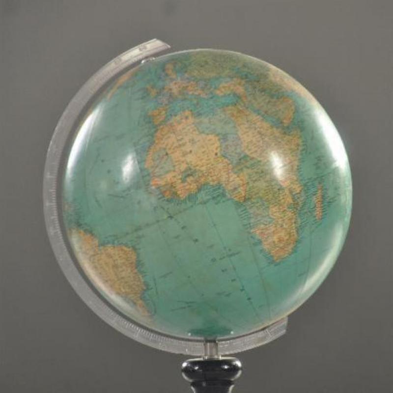 Antieke globes / Tafelglobe of aardbol "JRO-VERLAG MUNCHE...