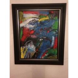 Prachtige schilderijen van Gerriet postma (abstract/kleur)