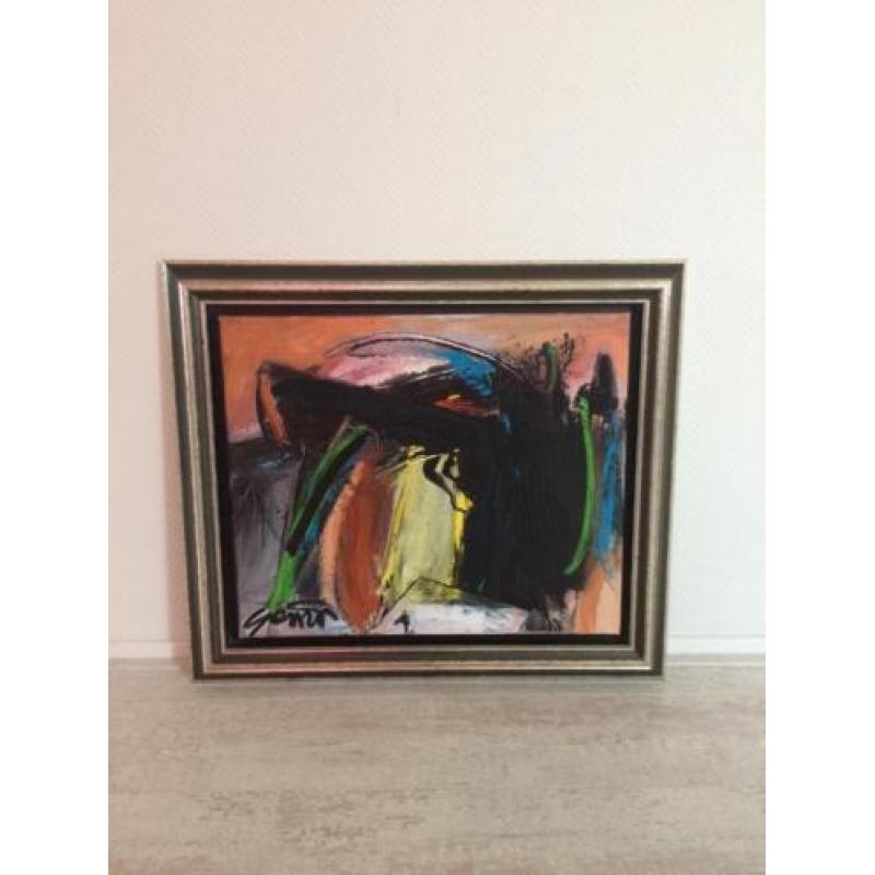 Prachtige schilderijen van Gerriet postma (abstract/kleur)