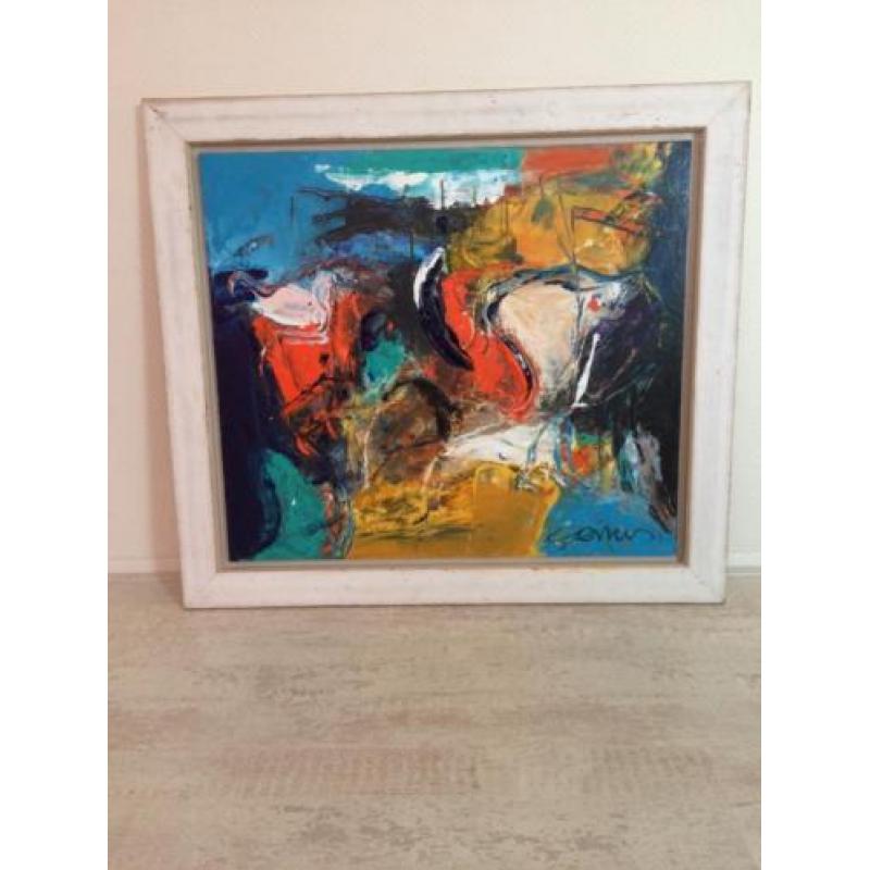 Prachtige schilderijen van Gerriet postma (abstract/kleur)