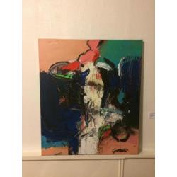 Prachtige schilderijen van Gerriet postma (abstract/kleur)
