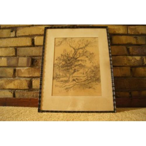 houtskool tekening diepenveen? gesigneerd