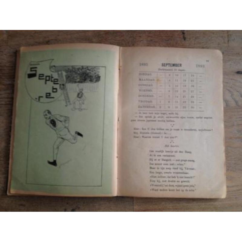 Champagne kalender 1893 vele illustraties