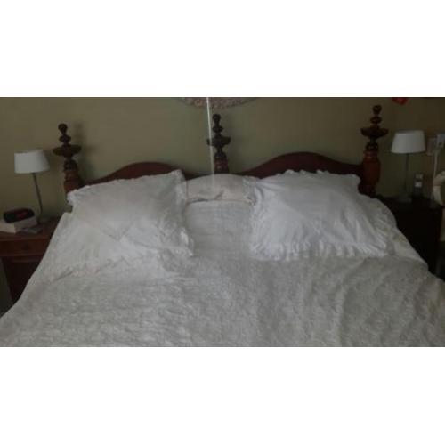 Antiek 2 pers bed