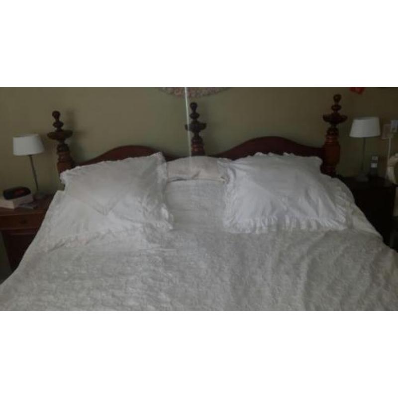 Antiek 2 pers bed