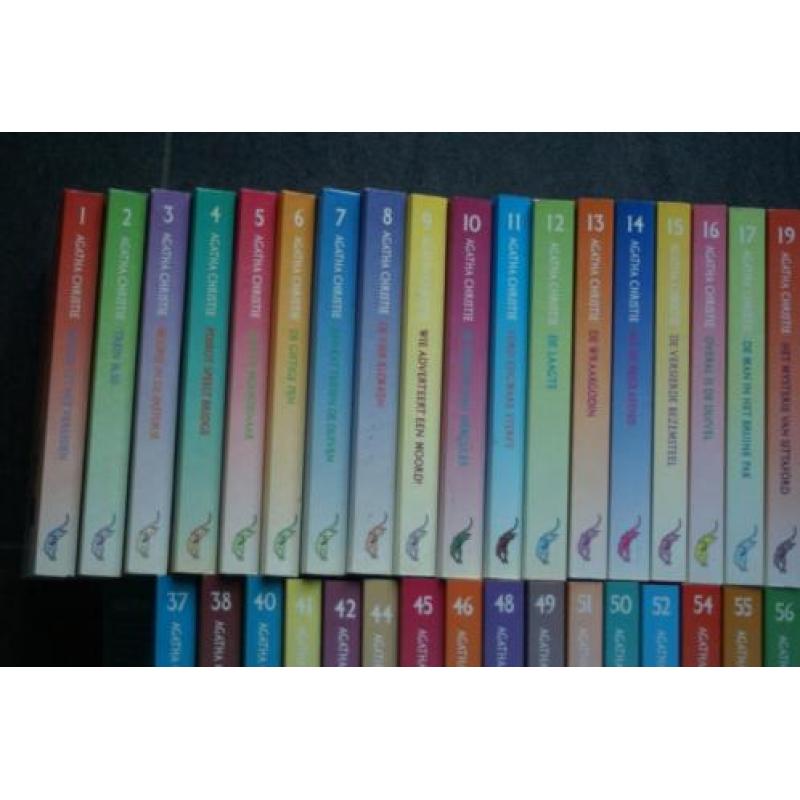 Groot aantal Agatha Christie boeken 62 st. Ook losse verkoop