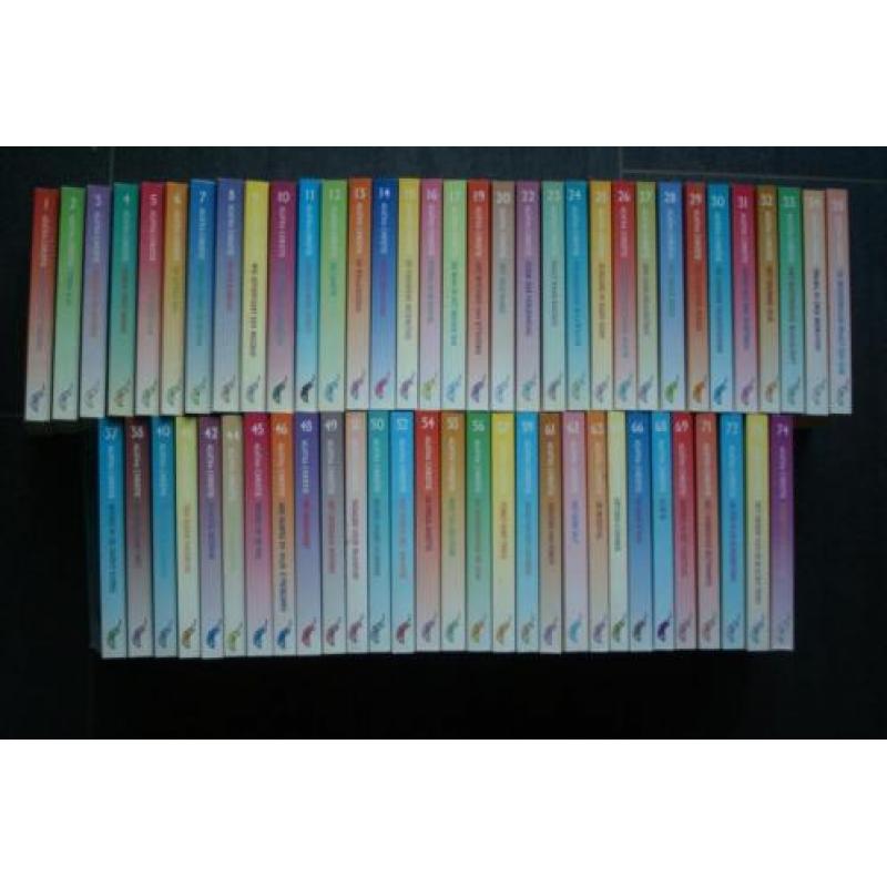 Groot aantal Agatha Christie boeken 62 st. Ook losse verkoop