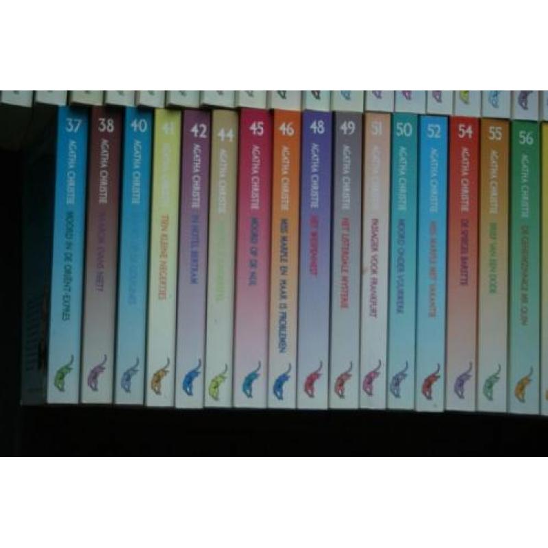 Groot aantal Agatha Christie boeken 62 st. Ook losse verkoop