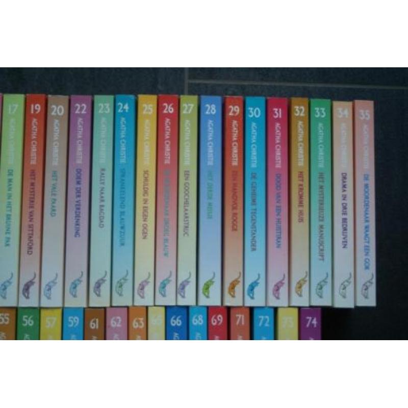 Groot aantal Agatha Christie boeken 62 st. Ook losse verkoop