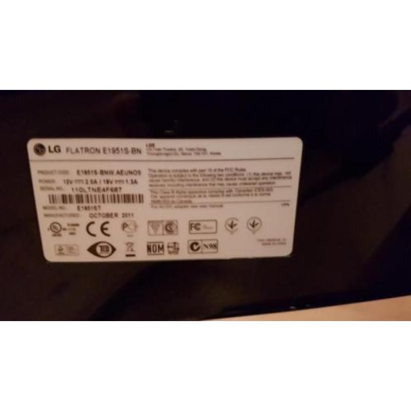 LG monitor 19inch