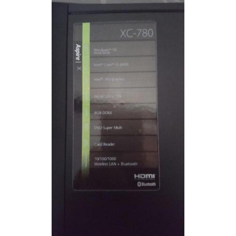 Acer XC-780 + samsung s24d340h scherm.