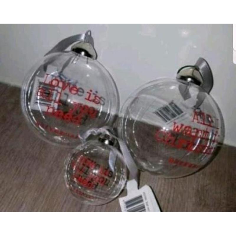 Riverdale kerstballen riverdale 4 stuks kerst