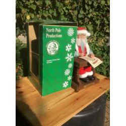 Kerstman bewegend north pole production