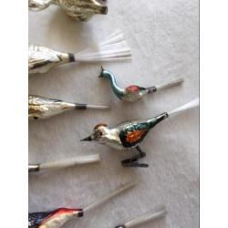 Oude kerstbal vogeltjes