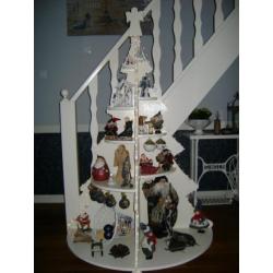 witte houten kerstboom